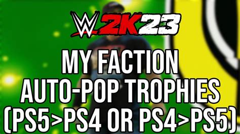 The online ones are linked to the online character you transfer so the Online Specific trophies if you had them on ps4 side will auto too 2 NODEGamers 1 yr. . How to autopop trophies